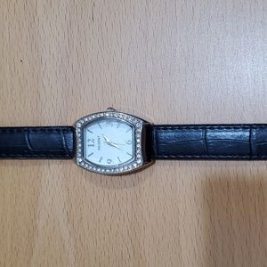 Regent Women's Fashion Watch with Crystal Bezel